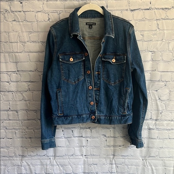 J. Crew Jackets & Blazers - J. Crew Mercantile Denim Blue Women's Jacket Size Medium